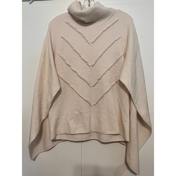 Sandro Paris Turtleneck sweater cape One Size - Picture 1 of 5